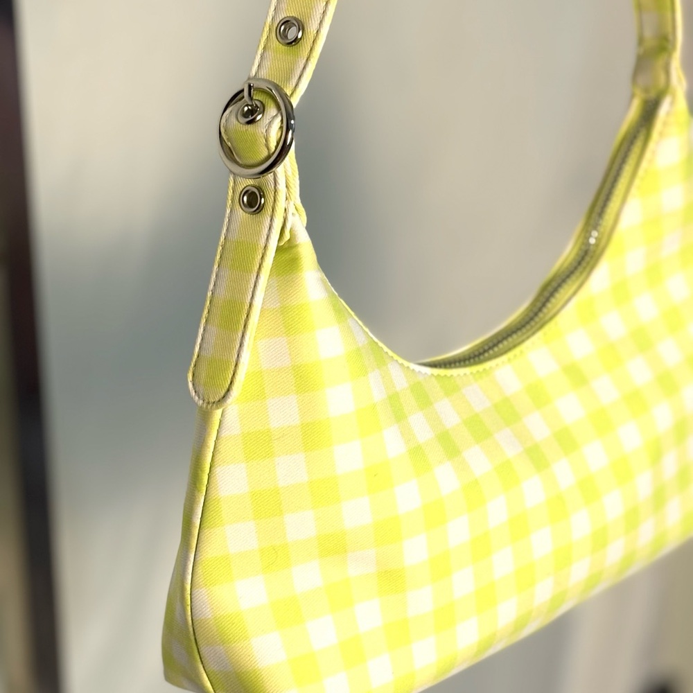 Forever 21 Yellow Gingham Shoulder Bag - Picture 2 of 9